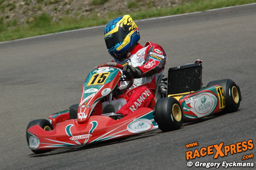 Uitslagen EK Karting Qualifying regions in Genk, Sosnova en Essay